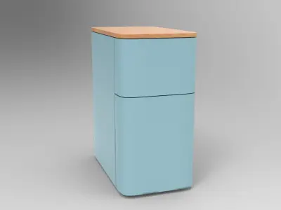 Hongi Sideboard Low-poly 3D model