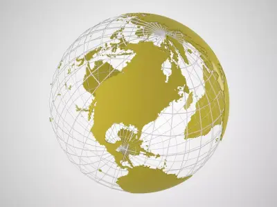 Globe News Skalton Olive Green 3D model