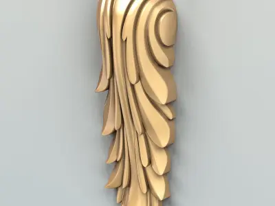 Decor vertical 018 3D model