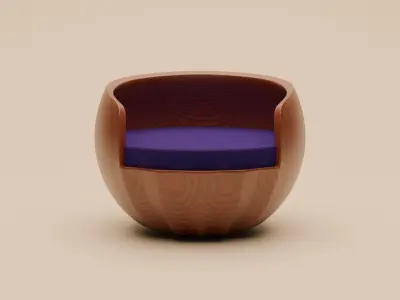 Woodys High Quality Chairs Colletion PBR 002 3D model