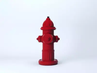 Fire hydrant Free 3D model Free low-poly 3D model