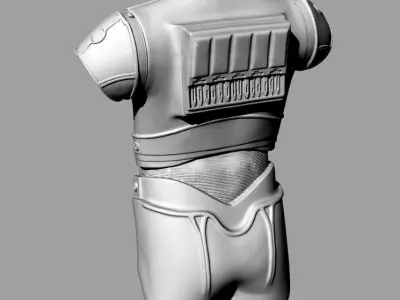 C3PO 3D scan files Free 3D print model