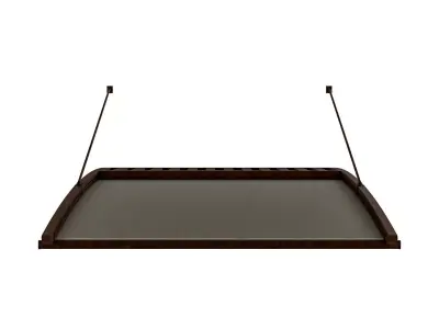 Motorized Pergola 6 rust2 3D model