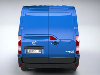 Opel Movano L1H1 2018 3D model
