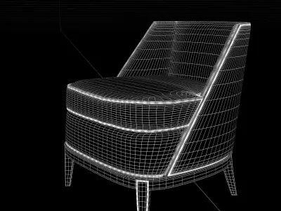Bolier   Lounge Chair  render ready vray Freebie Free 3D model