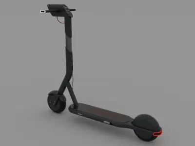 Scooter  V2 Low-poly 3D model