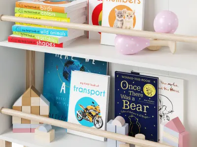 Kids furniture set 3D model