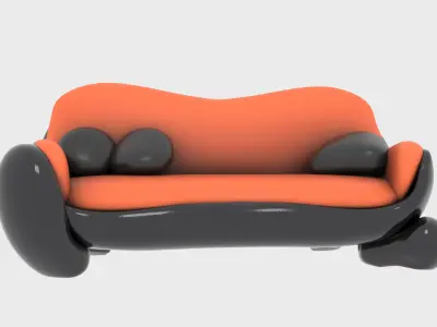 Bonetti Sofa Pbr 3D model