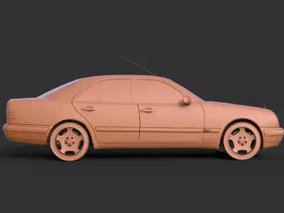 Mercedes-Benz W210 3D print model
