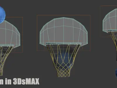 SPORT---BASKET---Hoop basketball hoop 3D model