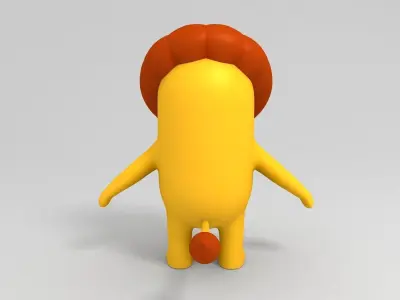 Lion Character 3D model