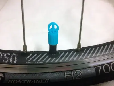 Car Truck Bike Van Tire Tyre Wheel Valve Stem Caps Cover Peace 3D print model