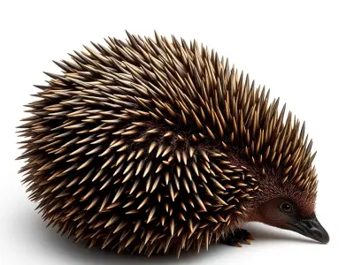 Spiky Echidna model pack Low-poly 3D model