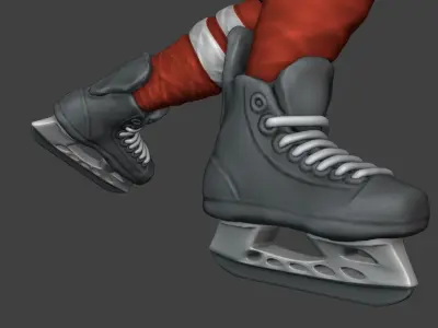 Eddie at Hockey 3D print model