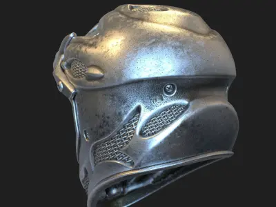  skull pendant jewelry Biker helmet vol5  3D print model
