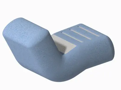Stylish Air Inflatable Sofa 3D print model