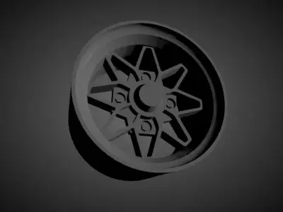 AME 182FR scalable and Printable rim 3D print model