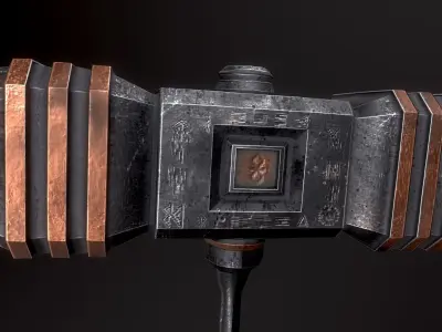 Dragon Gnom Low-poly 3D model