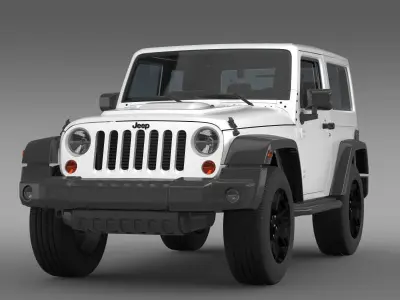 Jeep Wrangler Moab 2012 3D model