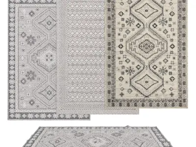 Rugs No 452 Low-poly 3D model