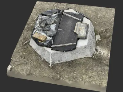 Drinking water well 3d scan 3D model