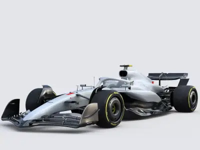 F1 Generic Car 2025 Template 3D model