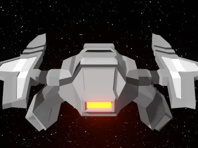 Spacecraft 25S01 3D model