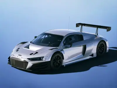 Audi R8 LMS GT3 2019 Low-poly 3D model