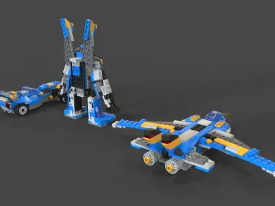 Lego Robot 3D model