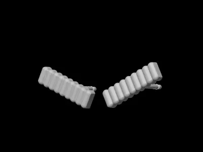 BOUCHERON - QUATRE GROS GRAIN - EARRINGS 3D print model