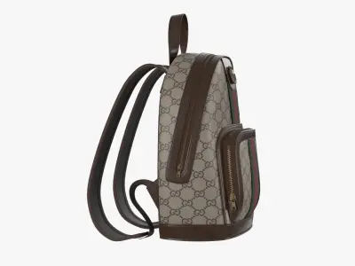 Ophidia GG small backpack--Gucci bag 3D model