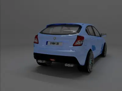 Proton Suprima S Low-poly 3D model