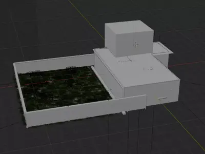 Visualization of the interior of the house 3D model