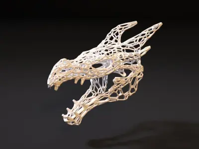 Dragon Skull 3D print model purchase