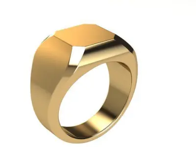 Signet Ring 3D print model buy