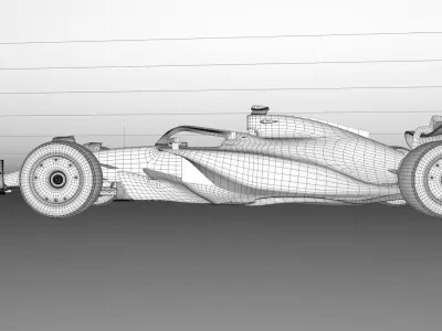 F1 RedBull RB-21 2025 Low-poly 3D model