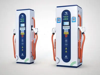 charging station 3D model