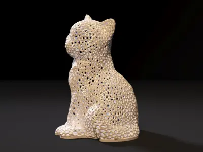Cat Statue 3D print model