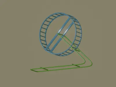Hamster Wheel 3D model