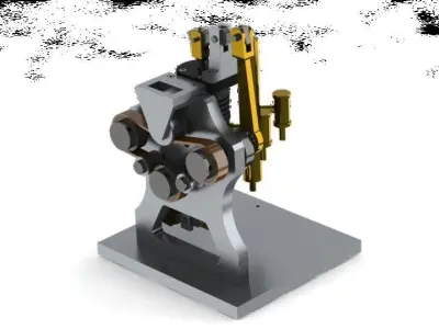 Linford Two-Stroke Engine Free 3D model