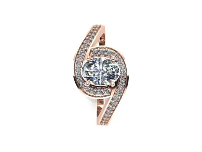 Diamond Ring Jewelry 3D print model purchase