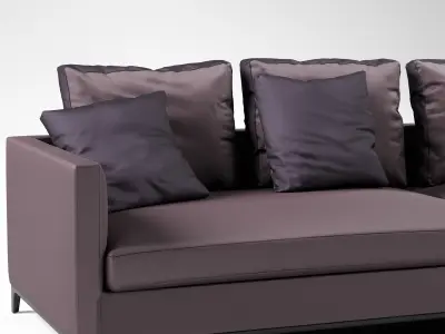 Camerich Crescent Sofa 3D model
