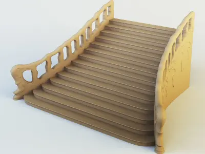 Stairs staircase 3D model