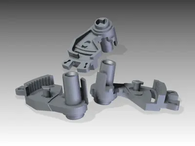 Car door lock part Free 3D print model