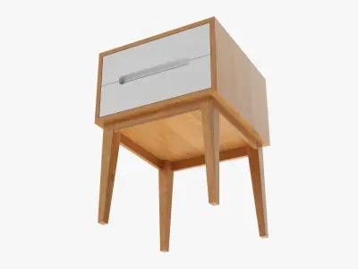 Bedside table 04 3D model