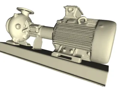 Water Pump 3D print model