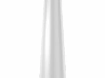 Modern White Vase 3D model
