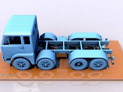 Fiat 690 1960 3D print model