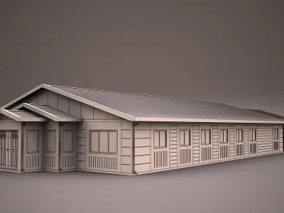 PREFABRICATED BUILDING 5 3D model