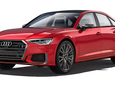 Audi S6 2021 3D model